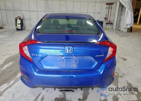 2020 Honda Civic Sport из США, поврежденный, VIN 2HGFC2F82LH516985